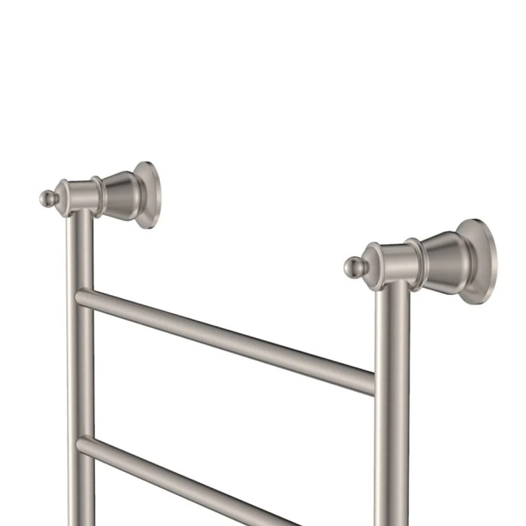 Fienza Lillian Heated Towel Rail 6080 Brushed Nickel 6 Bars 600 X 808 X 95mm - Image 6