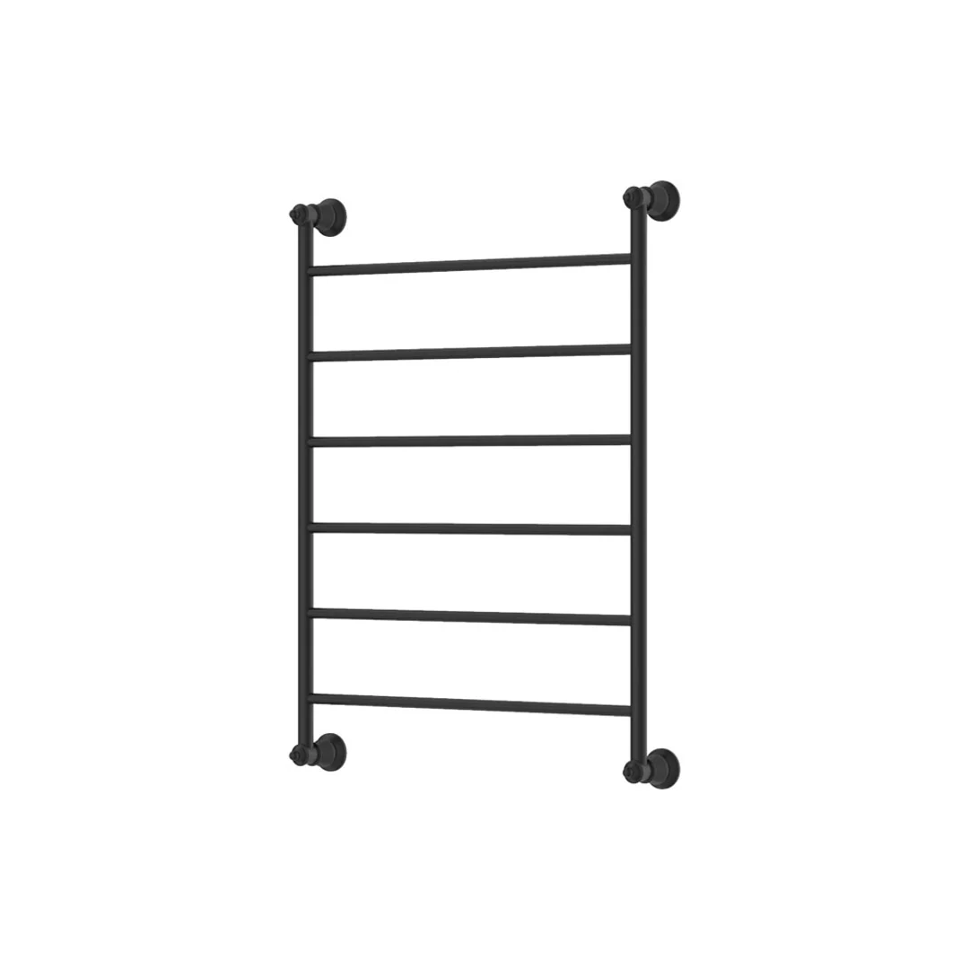 Fienza Lillian Heated Towel Rail 6080 Matte Black 6 Bars 600 X 808 X 95mm - Image 2