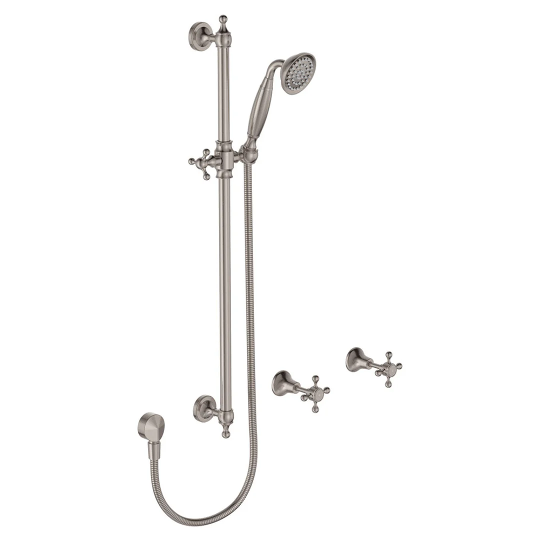 Fienza Lillian Rail Shower Set Brushed Nickel - Image 2