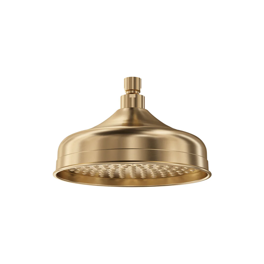 Fienza Lillian Rain Shower Head Urban Brass - Image 2