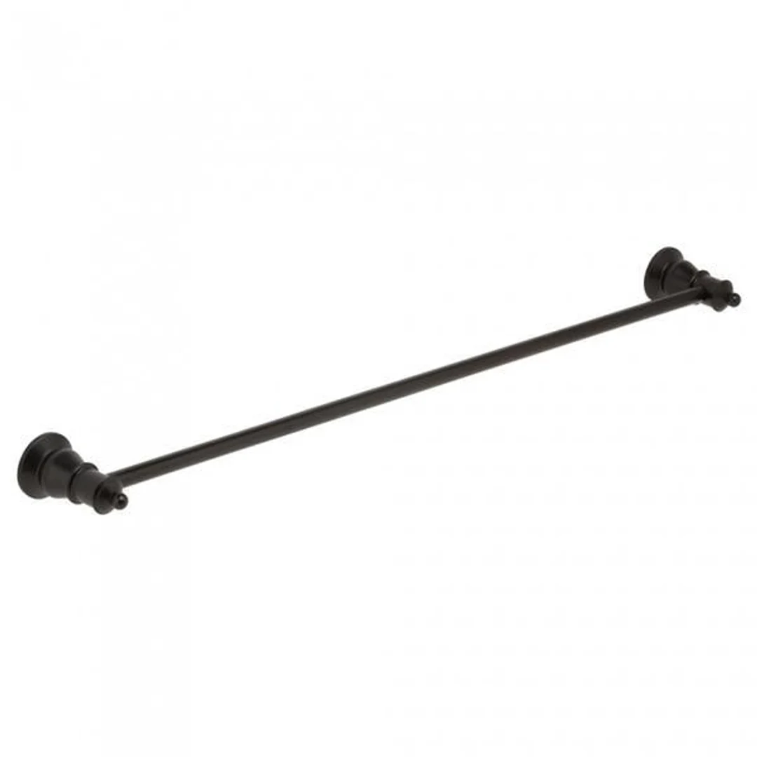 Fienza Lillian Single Towel Rail Matte Black 81001B - Image 2