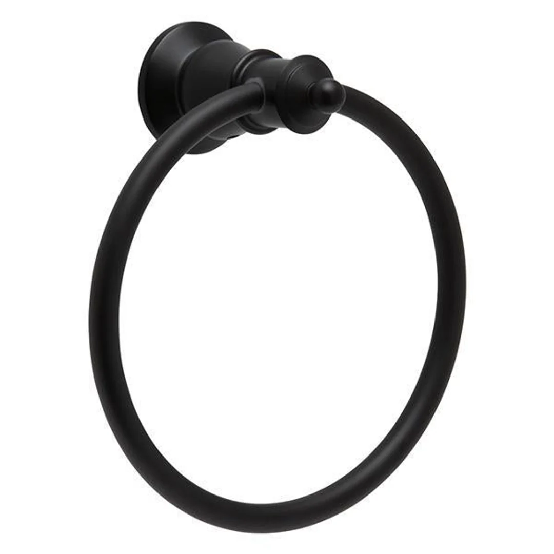 Fienza Lillian Towel Ring Matte Black 81002B - Image 2