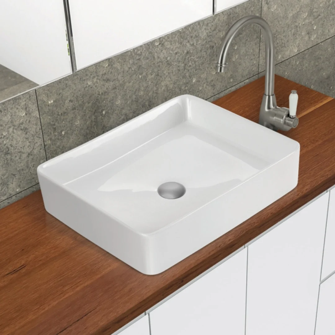Fienza Luciana Above Counter Basin 510X405X110 White Rb2178 - Image 3