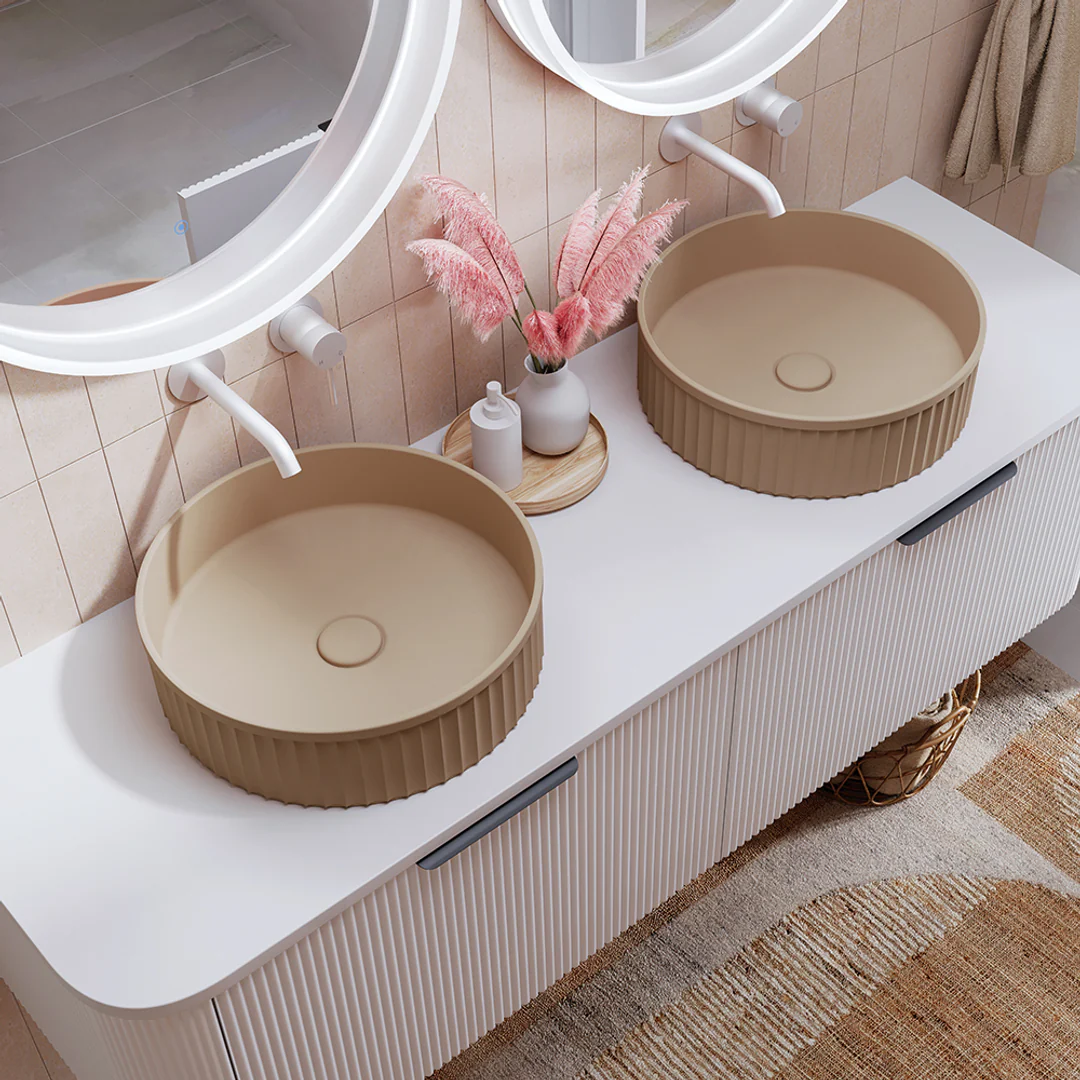 Fienza Minka Round Solid Surface Above Counter Basin Dusk - Image 5