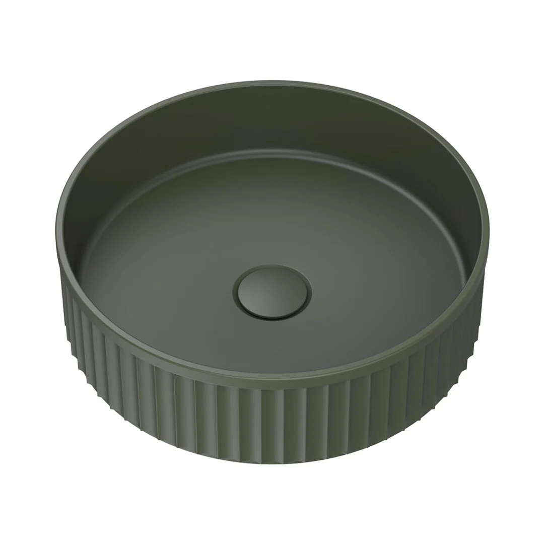 Fienza Minka Round Solid Surface Above Counter Basin Forest