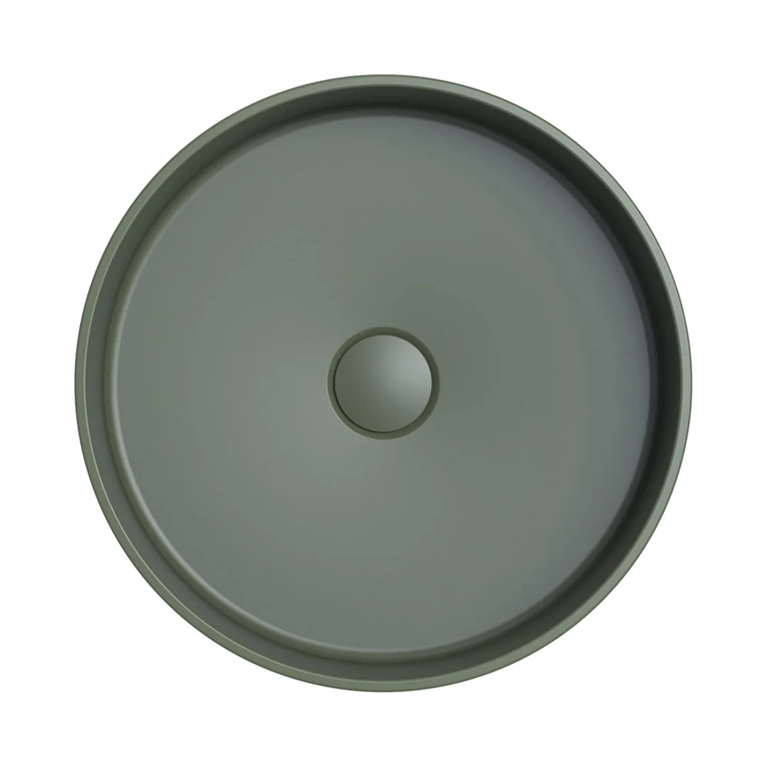 Fienza Minka Round Solid Surface Above Counter Basin Forest - Image 2