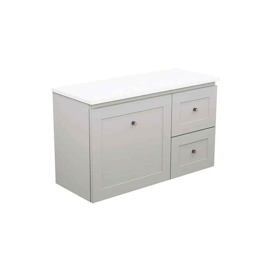 FIENZA NEWPORT 900 ALL DRAWER WALL HUNG VANITY STANDARD STONE BASIN NOT INC