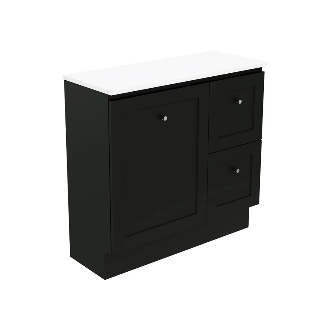 Fienza Newport 900 Ensuite All Dr Floor Standing Vanity Std Stone Basin Not Inc A/C