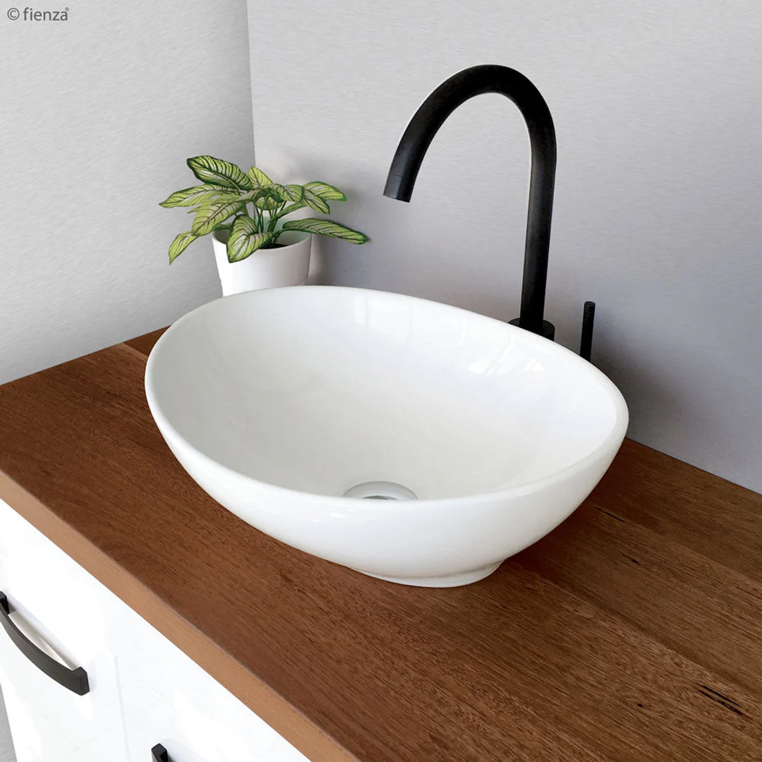Fienza Paola Basin Above Counter 410 X 335 X 145 White Rb3078 - Image 4