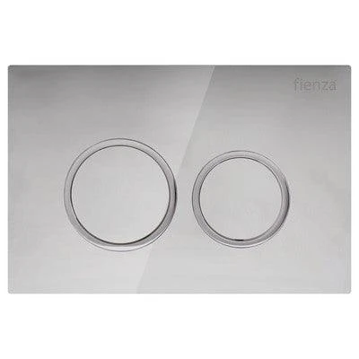 Fienza R&T Chrome Round Button Flush Plate Jb11C - Image 3