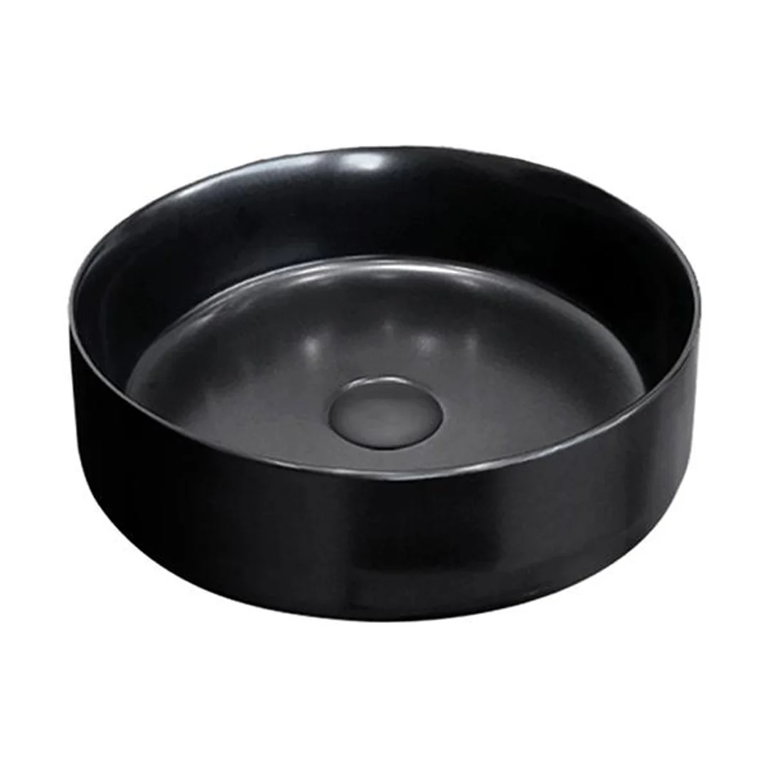 Fienza Reba Basin Above Counter 360 X 360 X 120mm Matt Black Rb3134B - Image 2