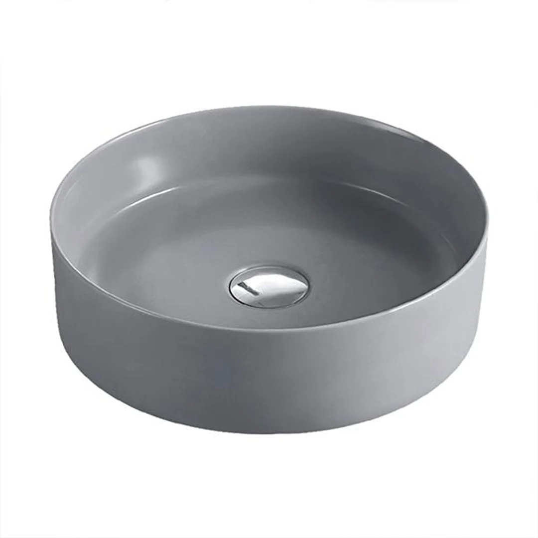 Fienza Reba Basin Above Counter 360 X 360 X 120mm Matte Light Grey - Image 2
