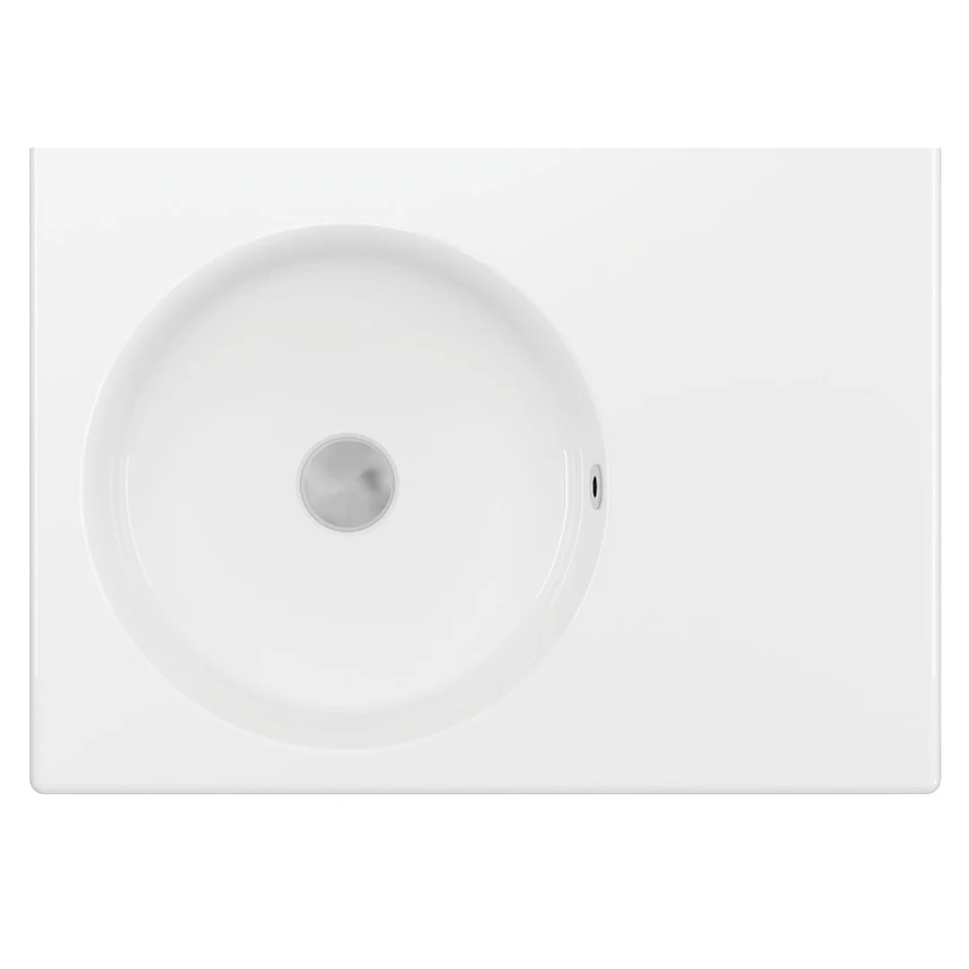 Fienza Reba Left Bowl Wall Basin No Tap Hole - Image 8