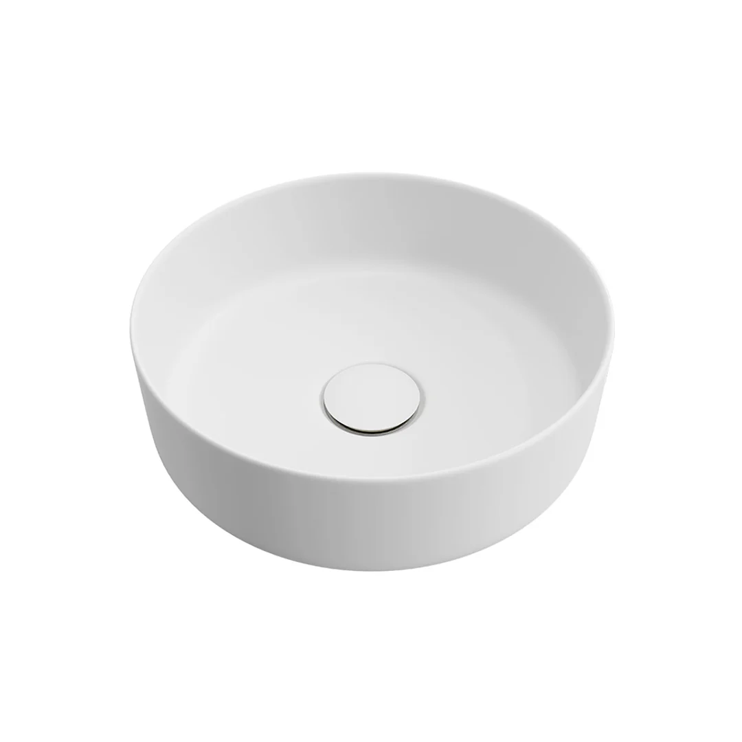 Fienza Petra Matt Black Above Counter Basin 500 X 420 X 120Mm 3 Tap Fienza P#:Rb2173B-3 - Image 2