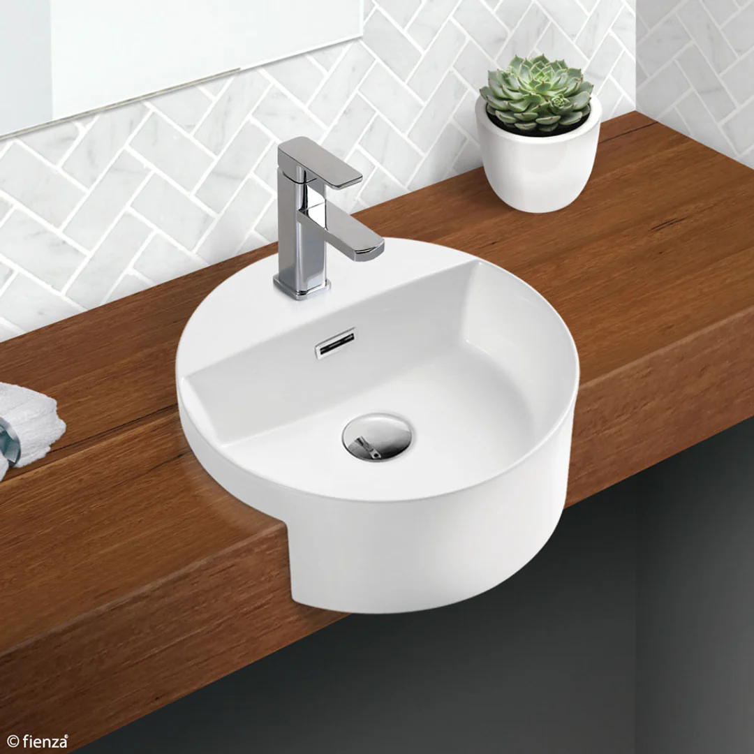 Fienza Reba Semi-Recessed Basin With Tap Hole - Image 5