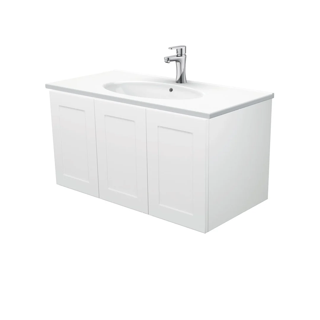 Fienza Rotondo Mila Wall Hung Vanity - Right Drawer - 900mm - Image 2