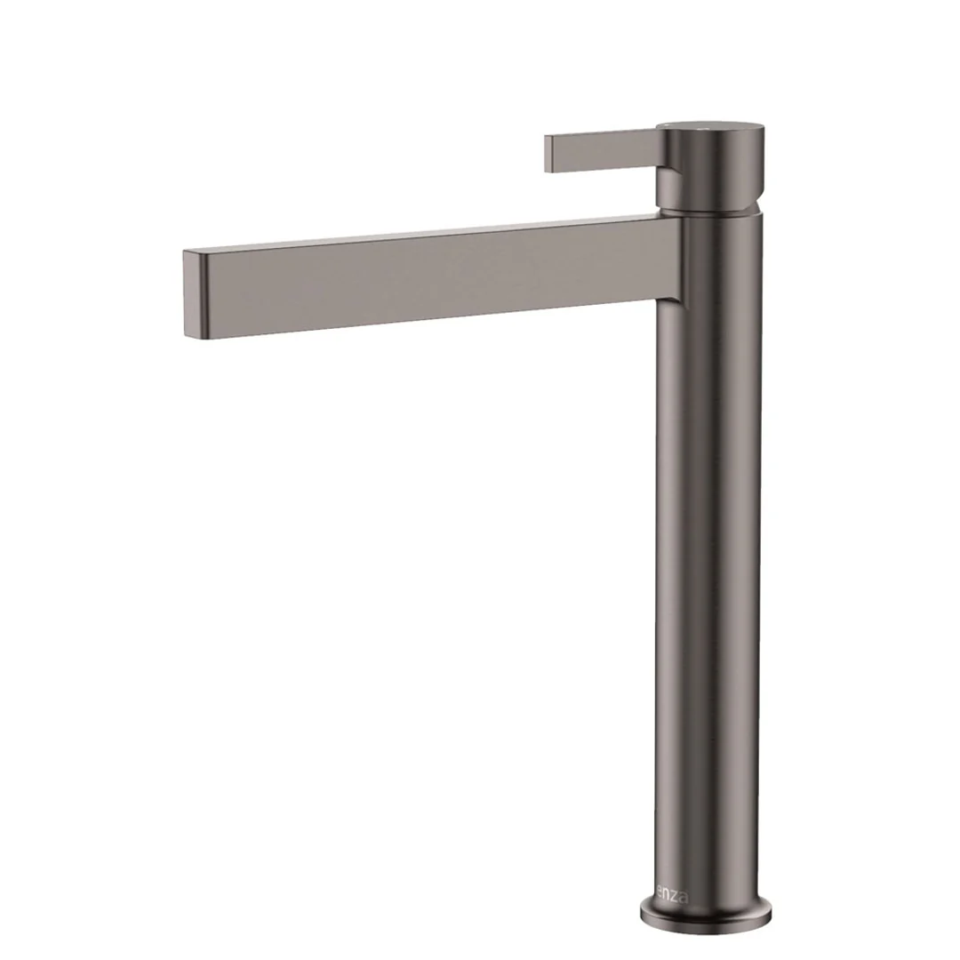 Fienza Sansa Tall Basin Mixer Gun Metal  Lead Free