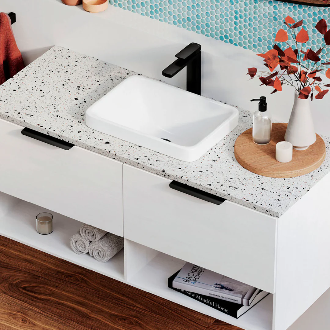 Fienza Sarah Semi Inset Ceramic Basin Rb4071 - Image 3