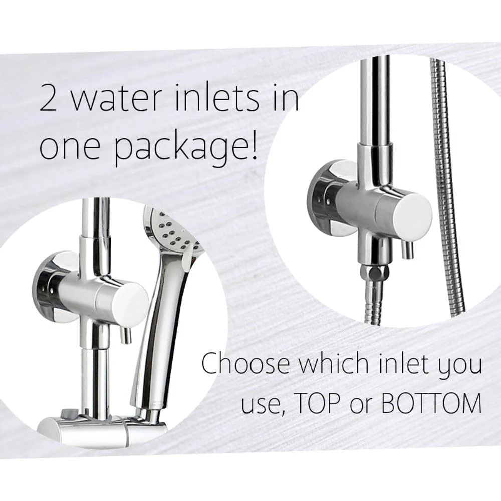 Fienza Stella Multifunction Twin Rail Shower Chrome 455106 - Image 10
