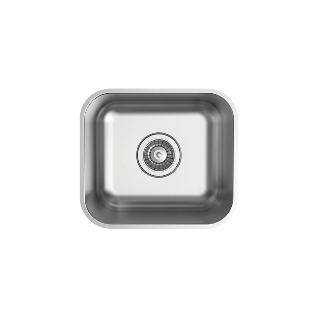 Fienza Tiva 365 Kitchen Sink Single Bowl Top Or Undermount 16L Nth 364X324X180mm