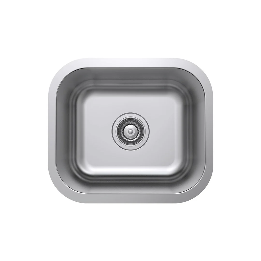 Fienza Tiva 420 Kitchen Sink Single Bowl Top Or Undermount 20L Nth 420X370X180mm - Image 2
