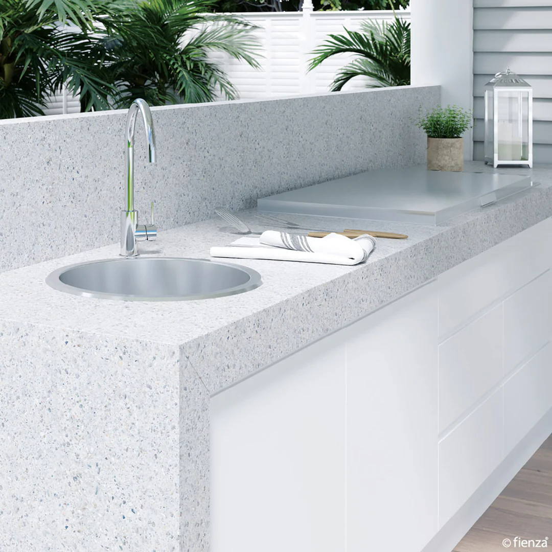 Fienza Tiva Kitchen Sink Round Bowl Topmount 18L Nth 430X430X180mm - Image 4