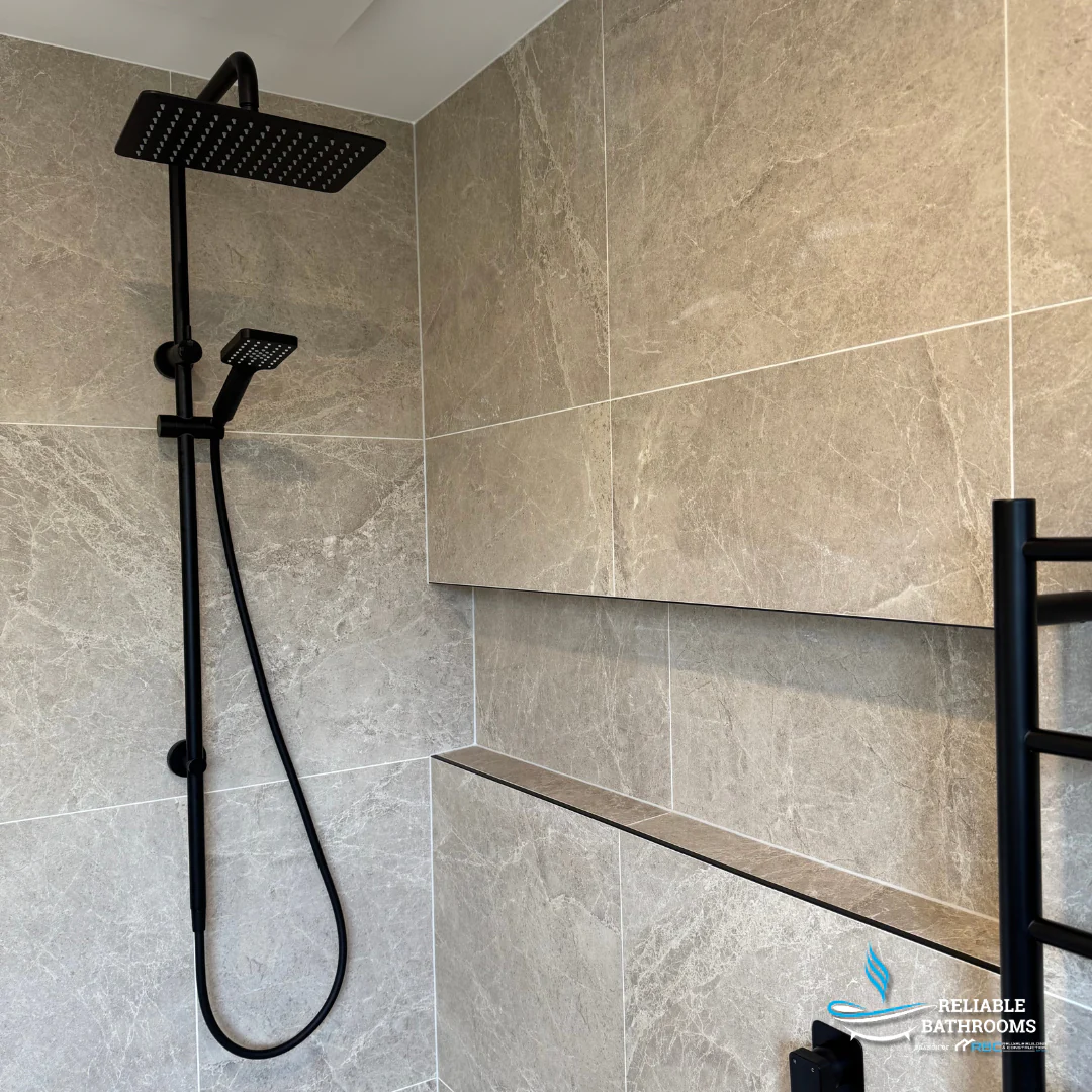 Fienza Tono Twin Shower Matte Black - Image 7