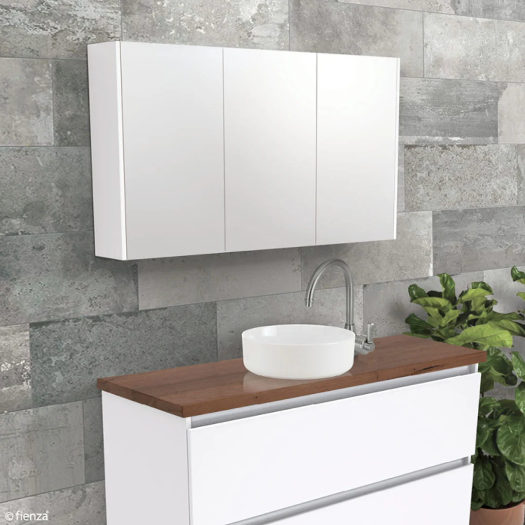 Fienza Universal Mirror Cabinet 1500 With Scandi Oak Side Panels Psc1500S - Image 2