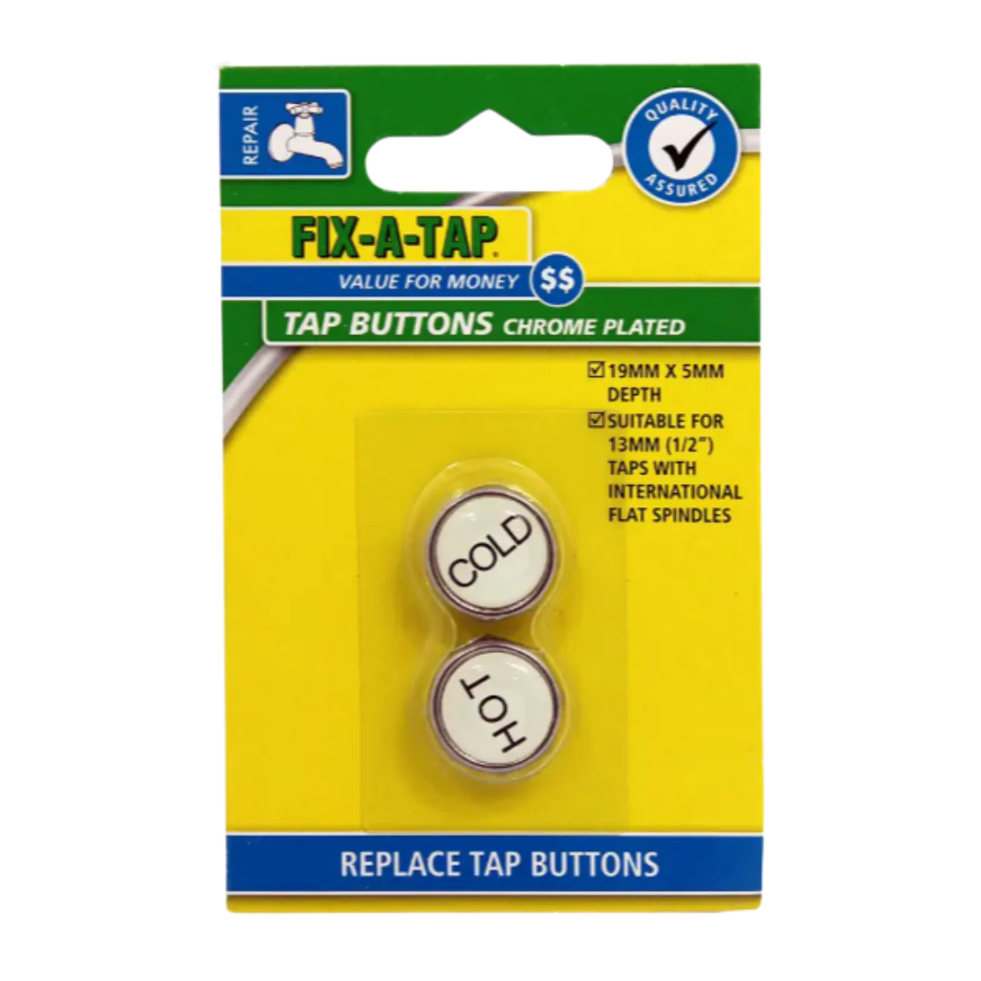 Fixaloo Tap Buttons Chrome