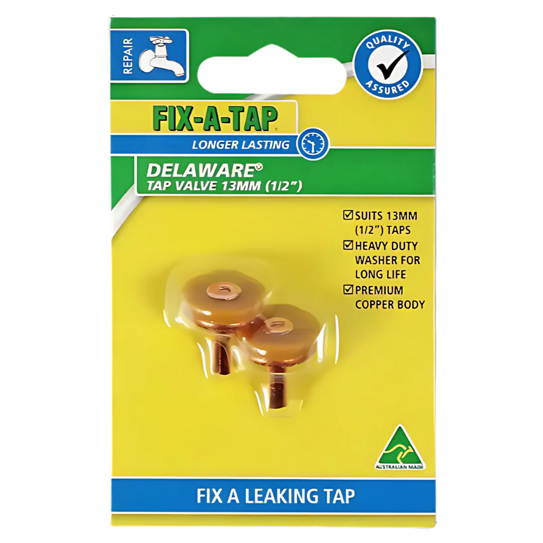 Fixatap Delaware 13mm Tap Valve (2 Pack)