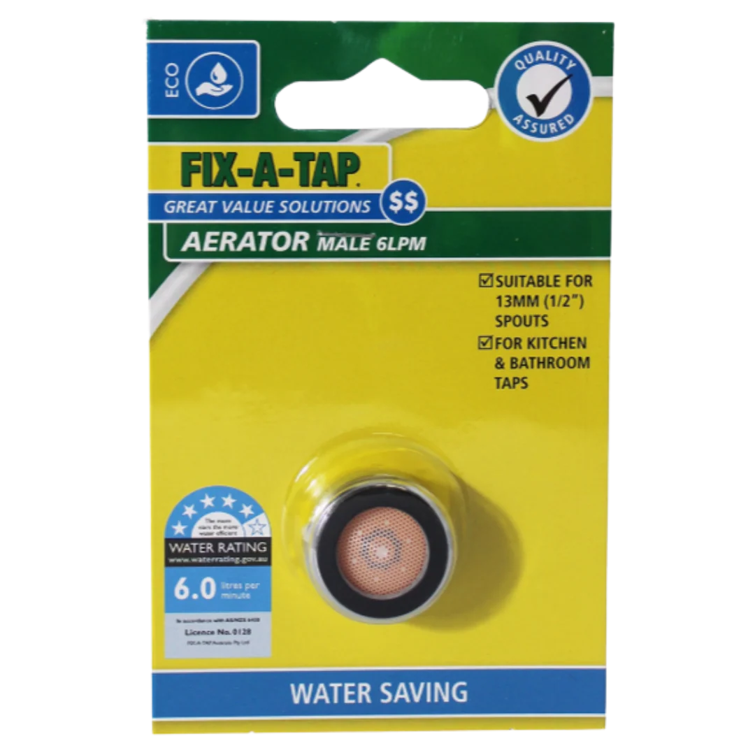 Fixatap Male Fitting Aerator Chrome