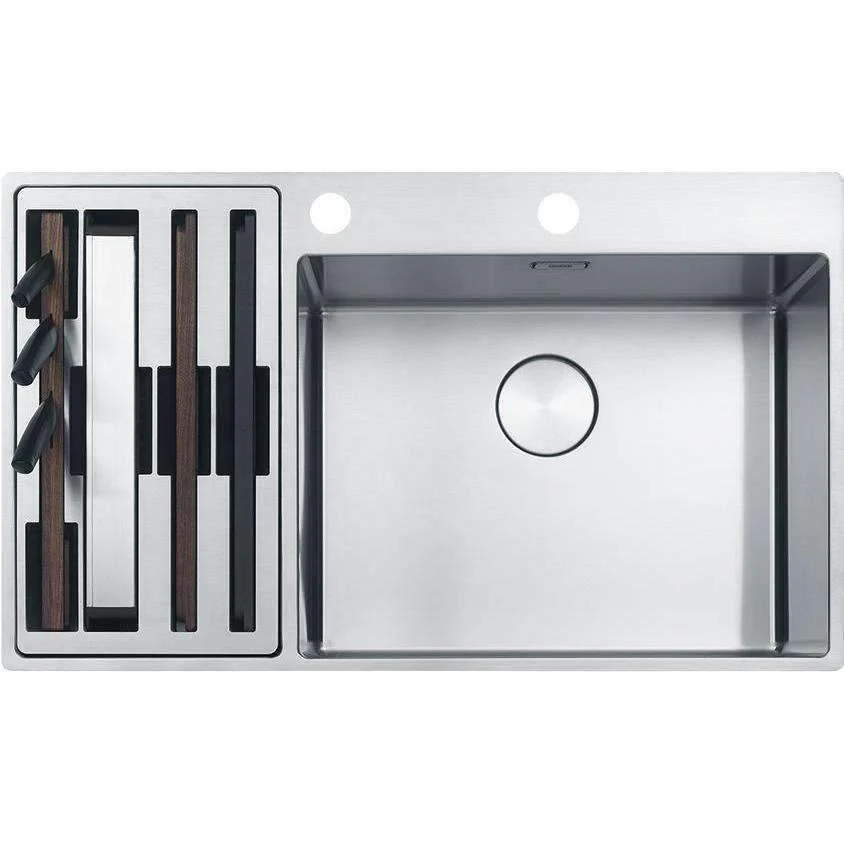 Franke Box Centre Double Bowl Sink S/Steel Hof Kit Bwx220-54/27 Sbl - Image 3