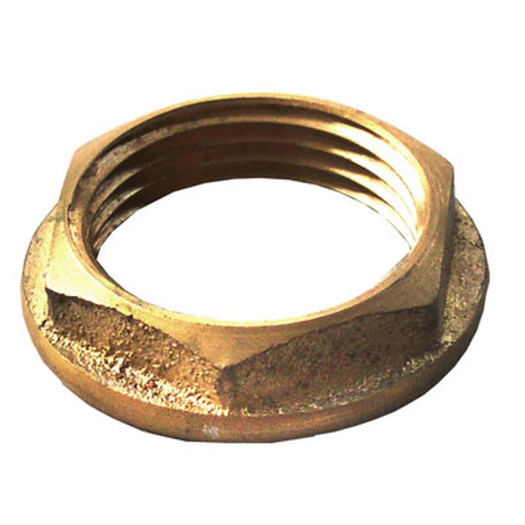 BRASS FLANGED LOCKNUTS 12MM