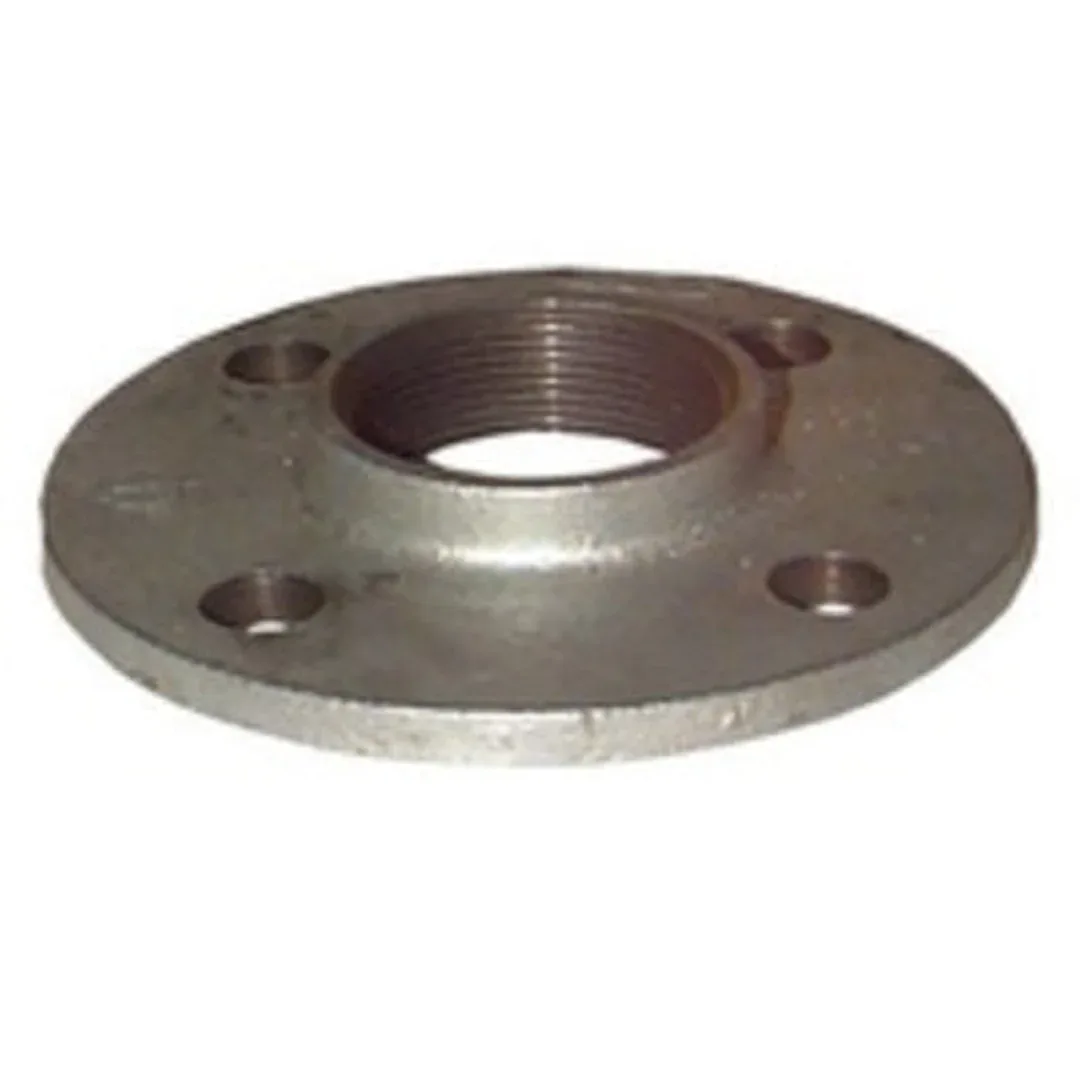 50MM ROUND FLANGE GALV DRILLED