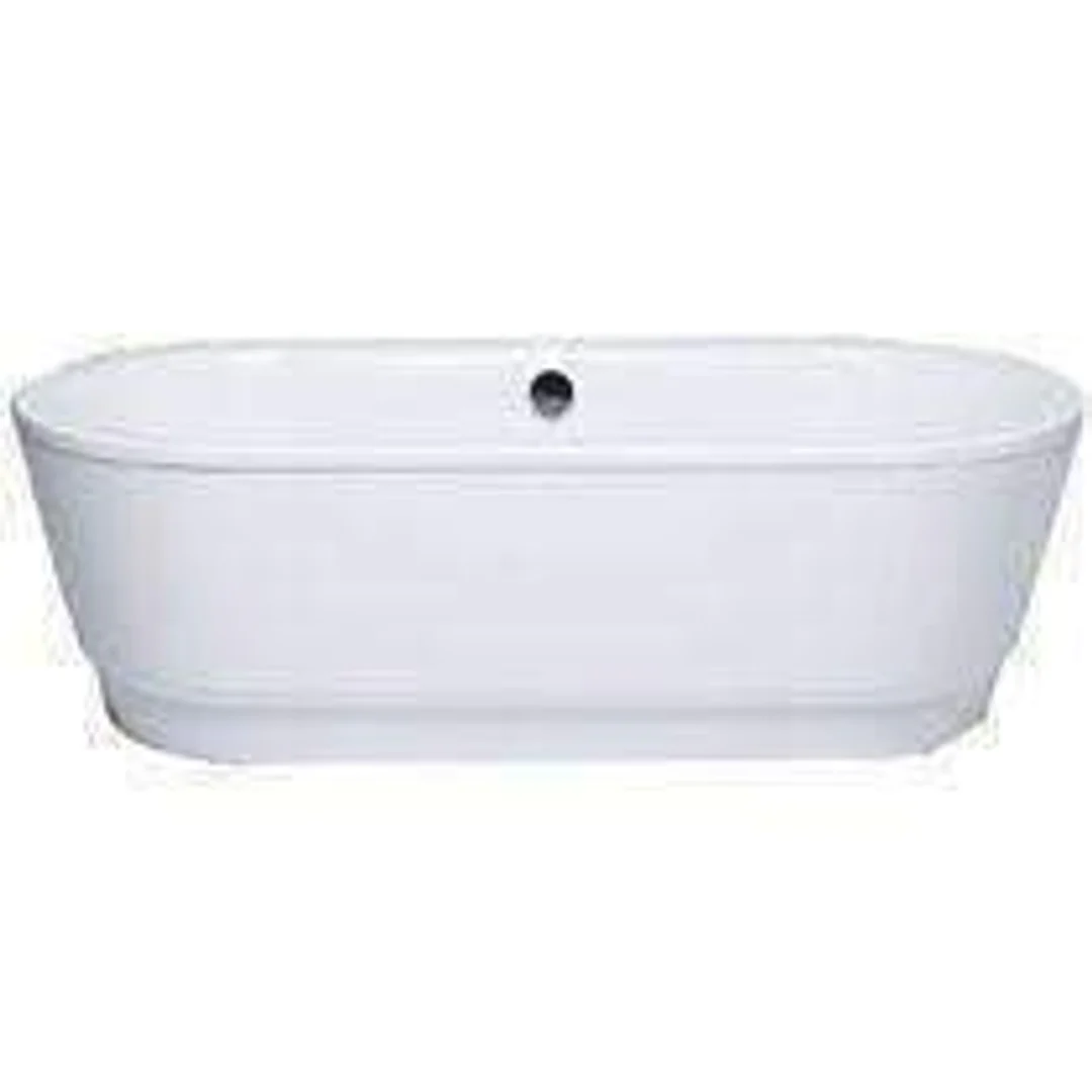Gala Ea Pressed Steel Freestanding Bath Inc Waste 1800mm - Image 2