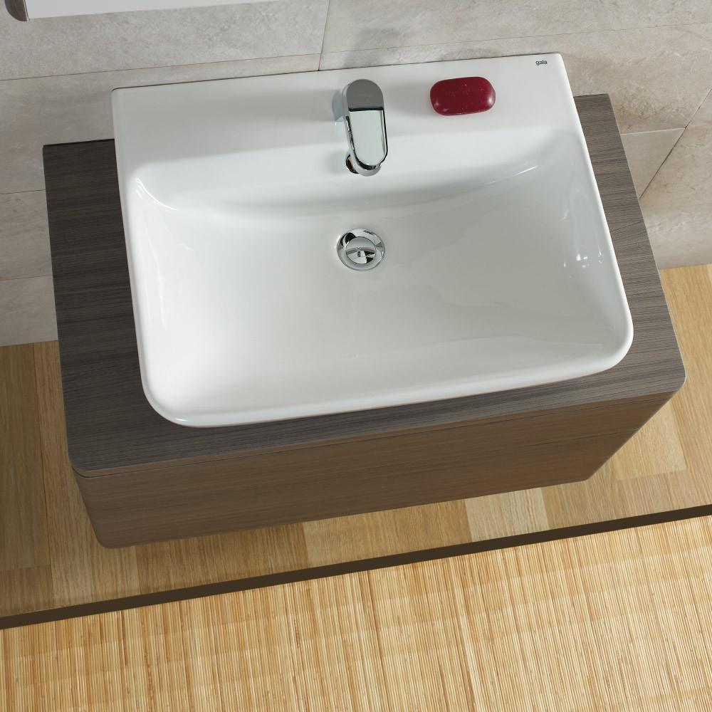Gala Emma Square Above Counter/Wall Basin 1 Tap Hole 27000 - Image 7
