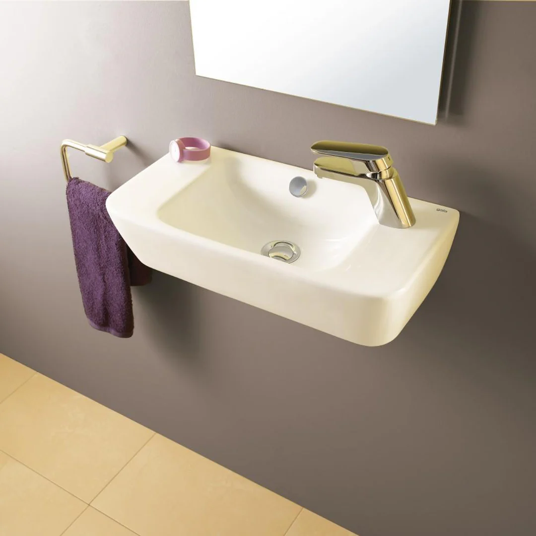 Gala Emma Square Wall/Countertop Hand Rinse Basin 1 Tap Hole 27095 - Image 4