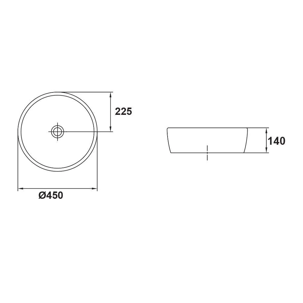 Gala Urban Round Above Counter Basin 13040 - Image 6