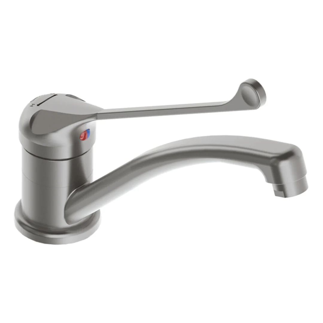 Galvin Tm-Snkxd Clinilever Chrome Plated Hospital Single Lever Sink Mixer 250Mm Reach