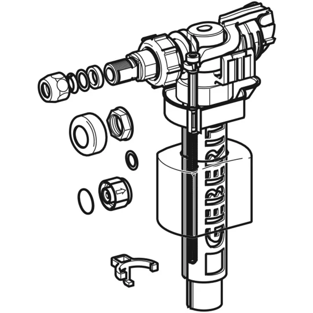 Geberit Cistern Inlet Valve Side Entry 380 Impulse - Image 3