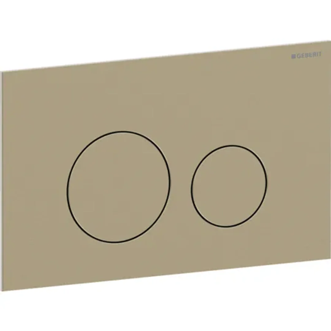 Geberit Sigma40 D/F Button & Access Plate Round Brass Stainless Steel Brushed 115.628.Qf.1 - Image 4