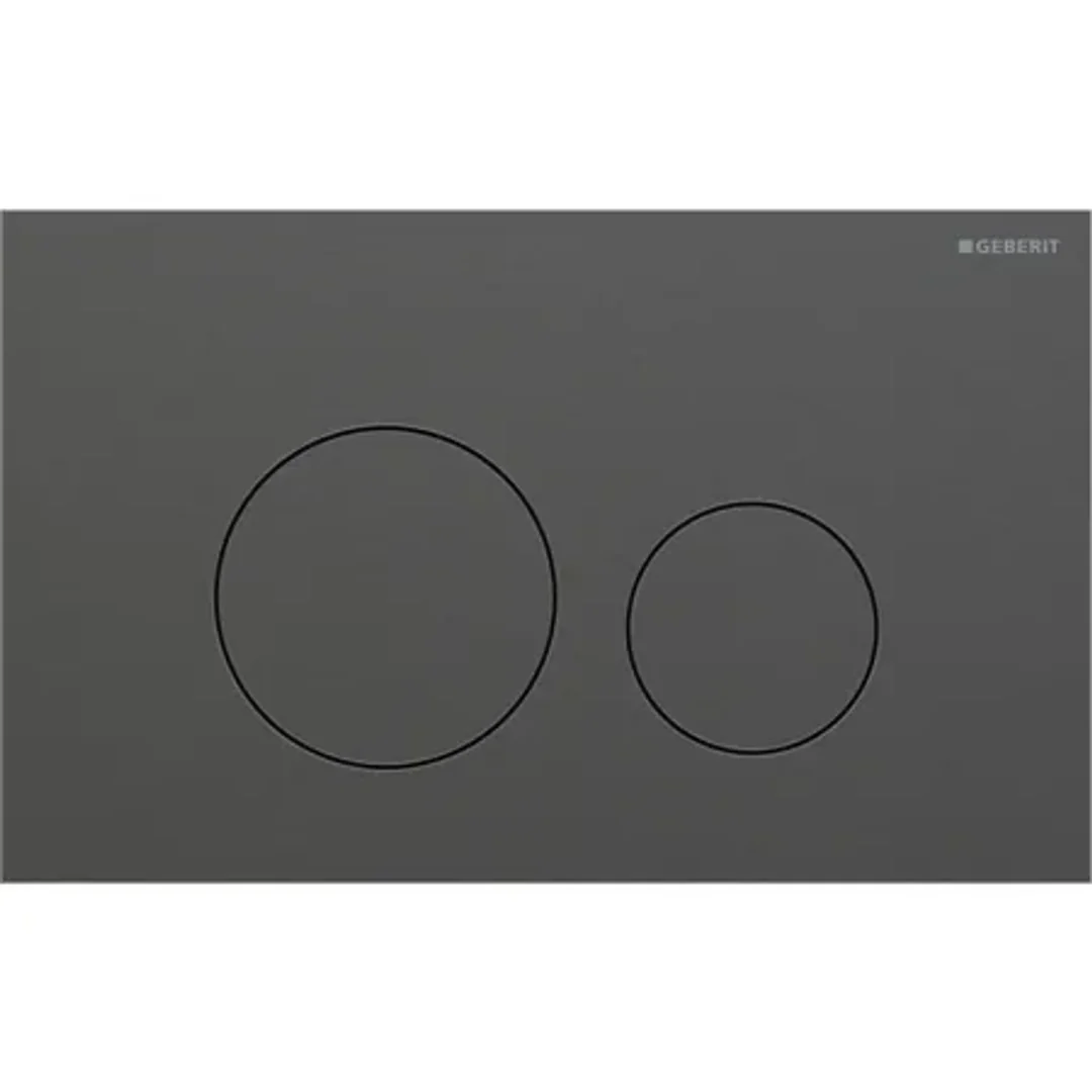 Geberit Sigma40 D/F Button & Access Plate Round Lava Glass 115.628.Jk.1