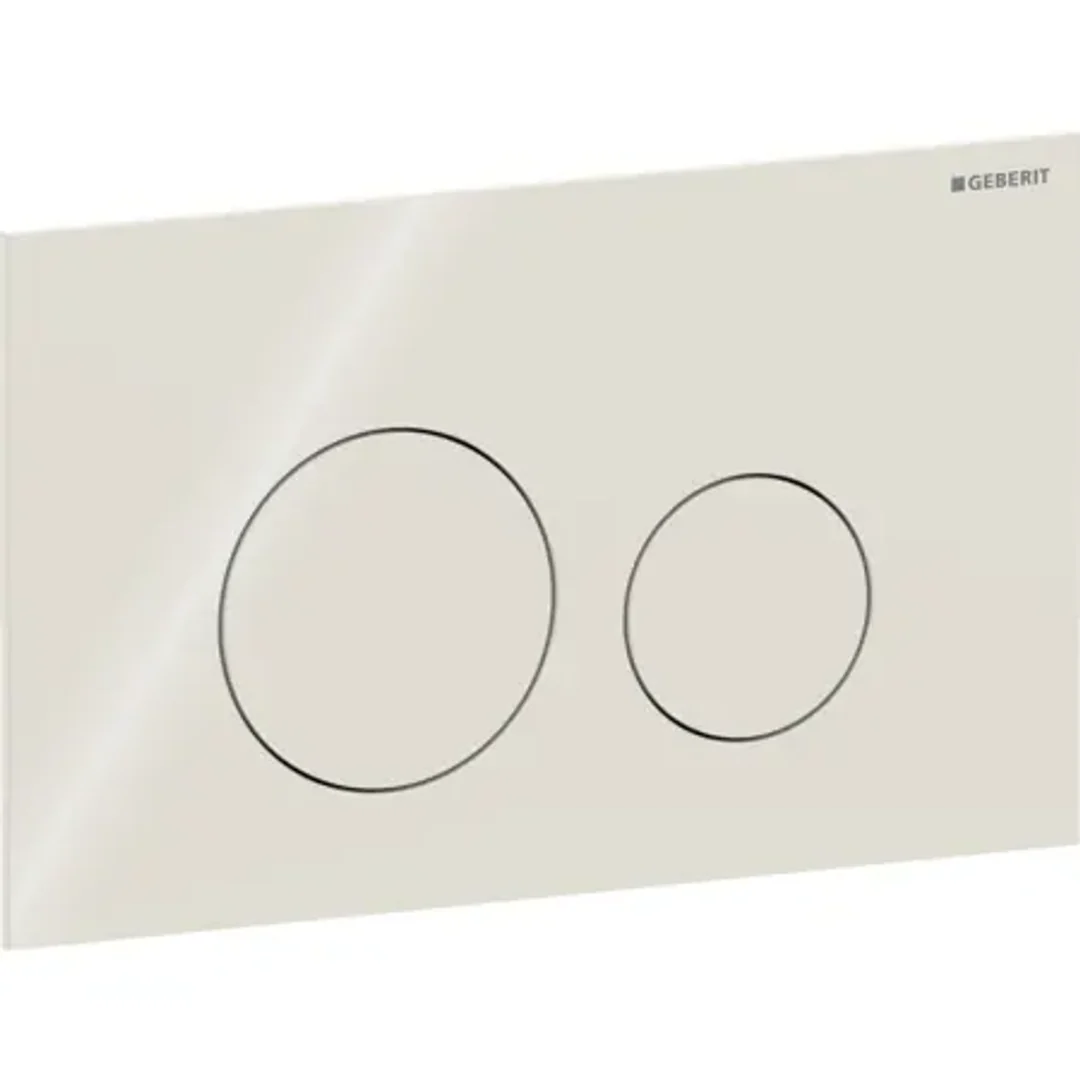 Geberit Sigma40 D/F Button & Access Plate Round Sand-Grey Glass 115.628.Jl.1 - Image 4