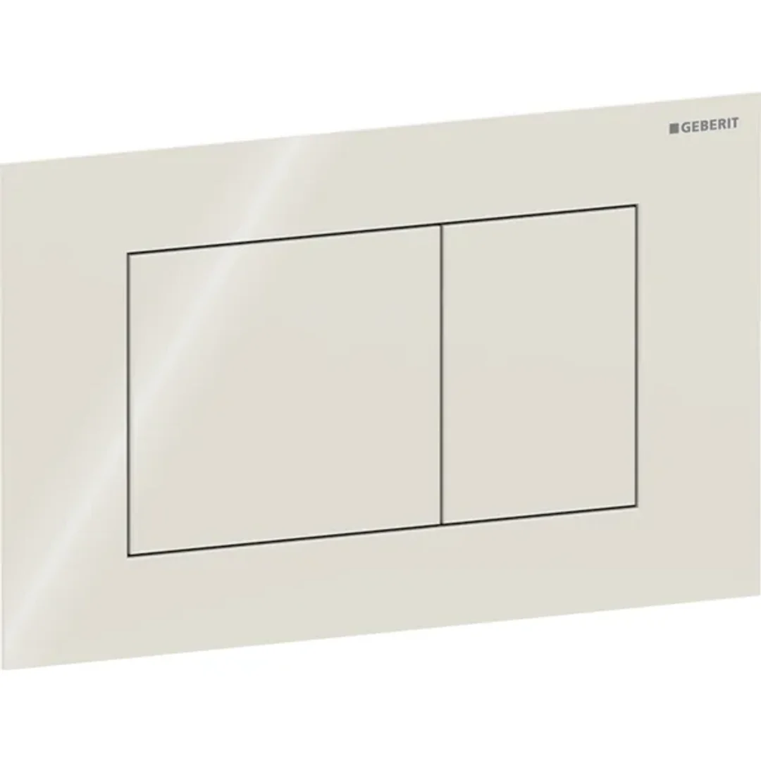 Geberit Sigma40 D/F Button & Access Plate Square Sand-Grey Glass 115.629.Jl.1 - Image 3