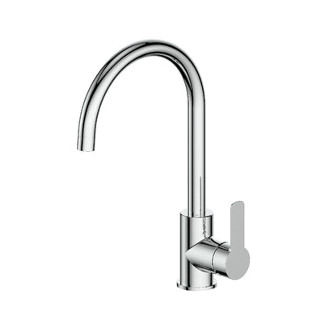 Greens Astro II Gooseneck Sink Mixer - Chrome - Image 2