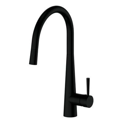 Greens Galiano Pull Down Sink Mixer - Matt Black - Image 4