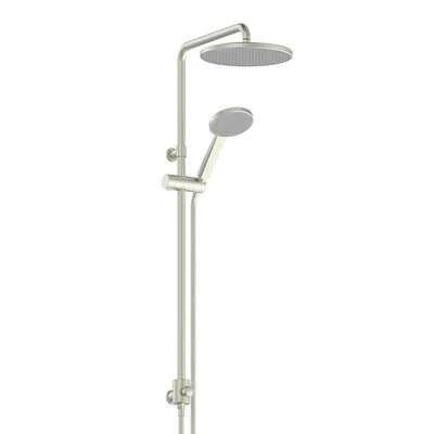 Greens Glide Rainboost Twin Rail Shower Brushed Nickel 1829011 - Image 3