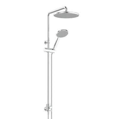 Greens Glide Rainboost Twin Rail Shower Chrome 1829001 - Image 3