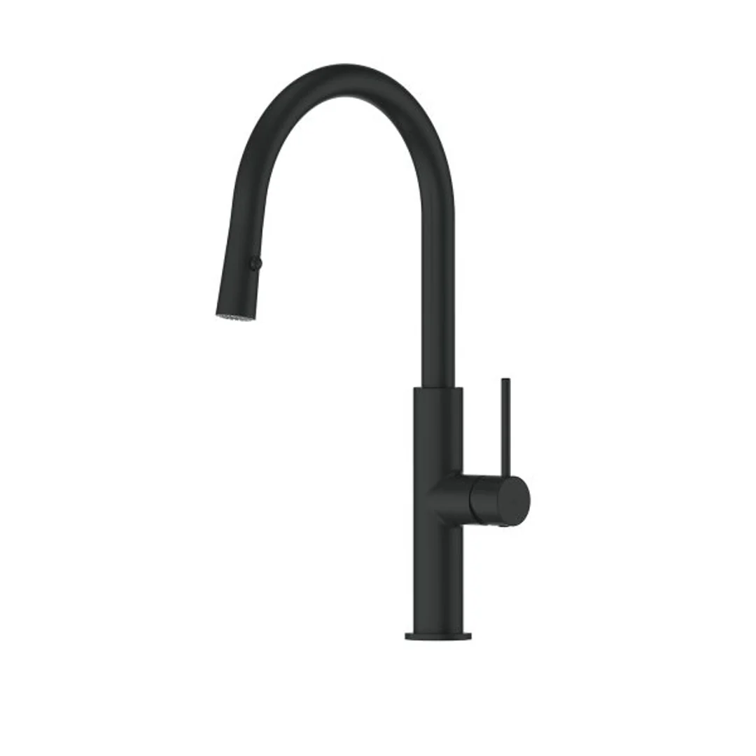 Greens Maci Pull Down Sink Mixer Matte Black - Image 2