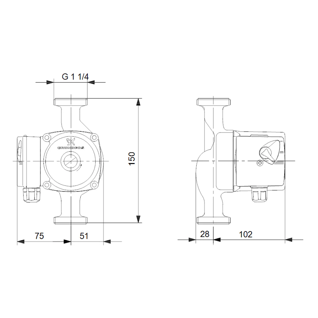 Grundfos Pump Cm3-2 240V 50Hz 1Ph - Image 3